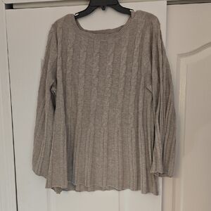 Gloria Vanderbilt Tan Knit Sweater